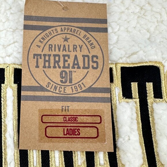 Rivalry Threads Women's Sz Small 4-6 Sweatshirt Sherpa UCF Knights Pullover New - Picture 3 of 15